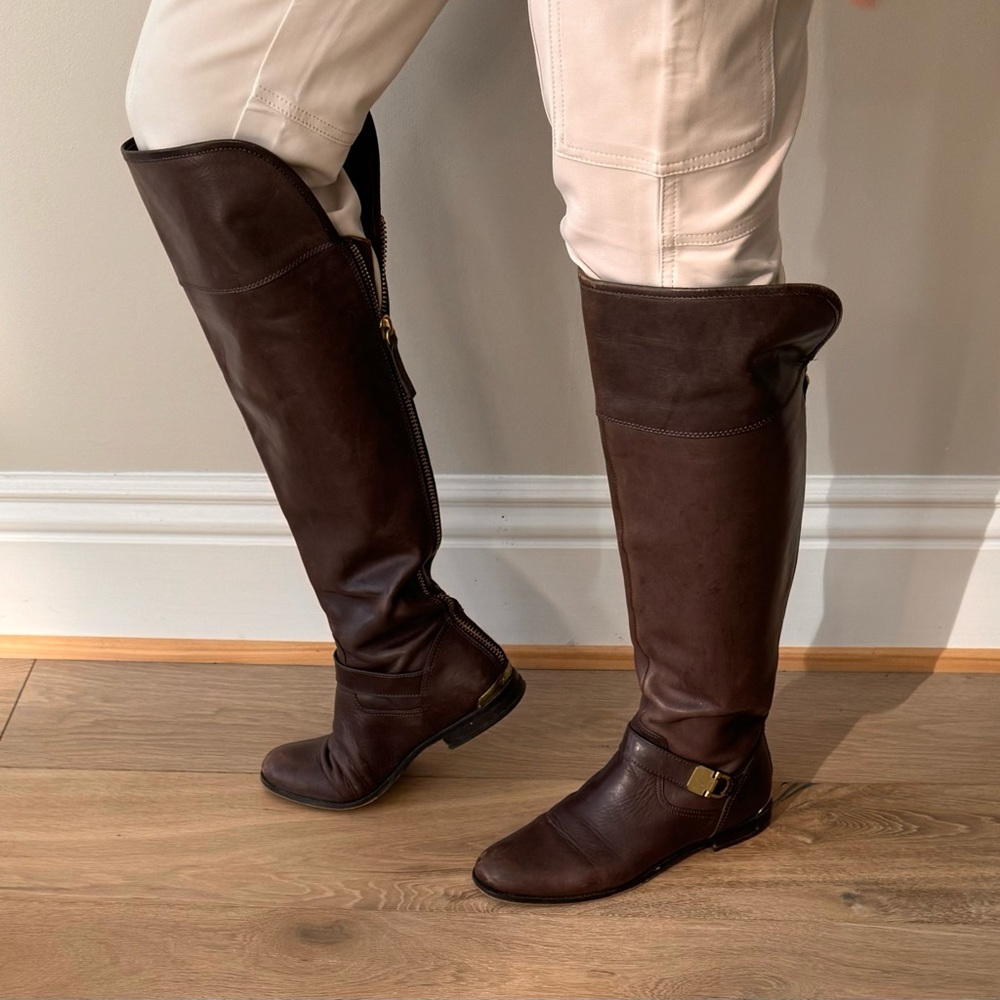 Coach Leather Riding Boots sz9